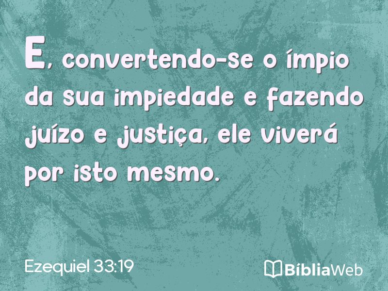 Ezequiel 33:19 em imagem para compartilhar
