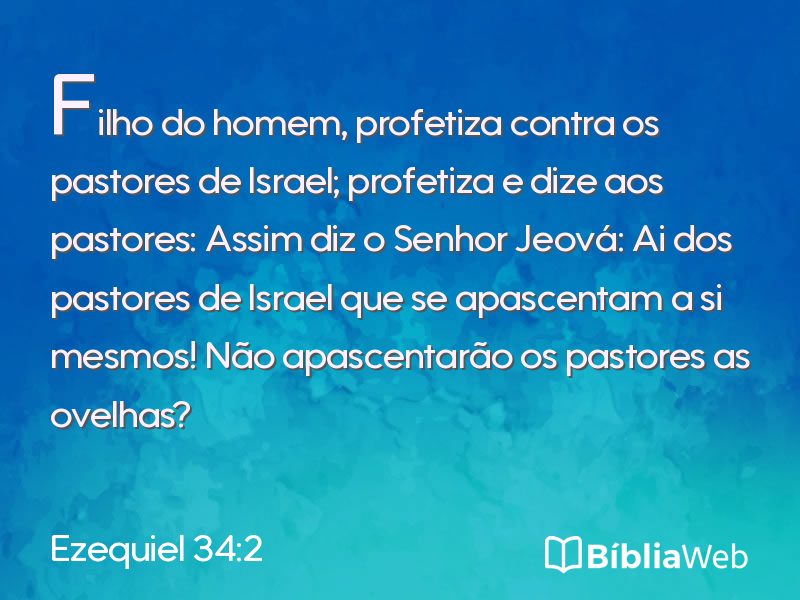 Ezequiel 34:2 em imagem para compartilhar