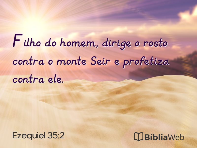 Ezequiel 35:2 em imagem para compartilhar