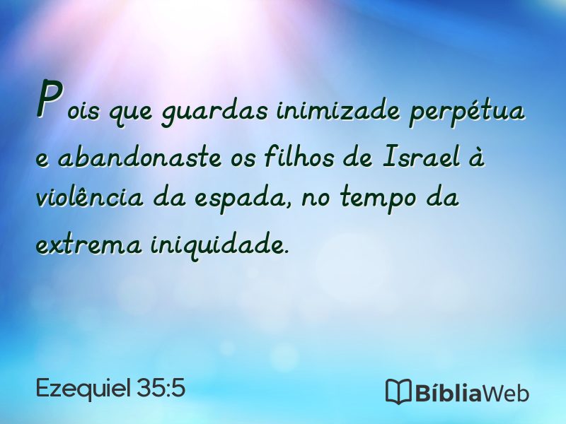 Ezequiel 35:5 em imagem para compartilhar