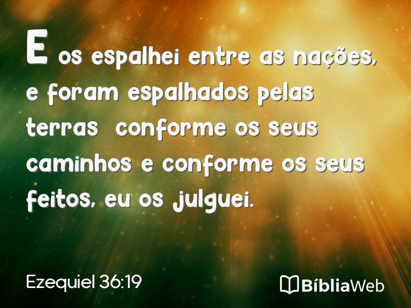 Ezequiel 36:19 em imagem para compartilhar