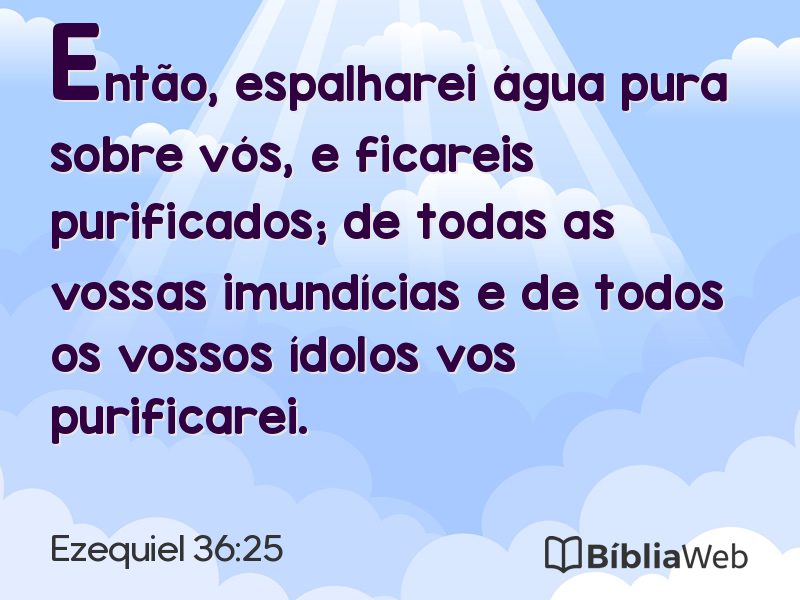 Ezequiel 36:25 em imagem para compartilhar