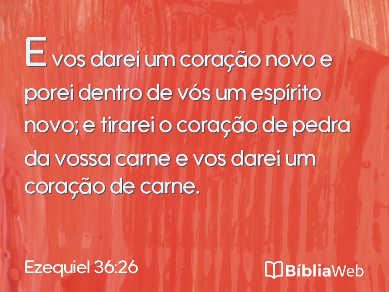 Ezequiel 36:26 em imagem para compartilhar