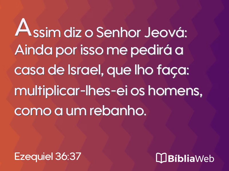 Ezequiel 36:37 em imagem para compartilhar