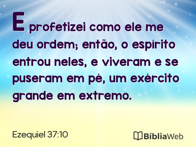 Ezequiel 37:10 em imagem para compartilhar