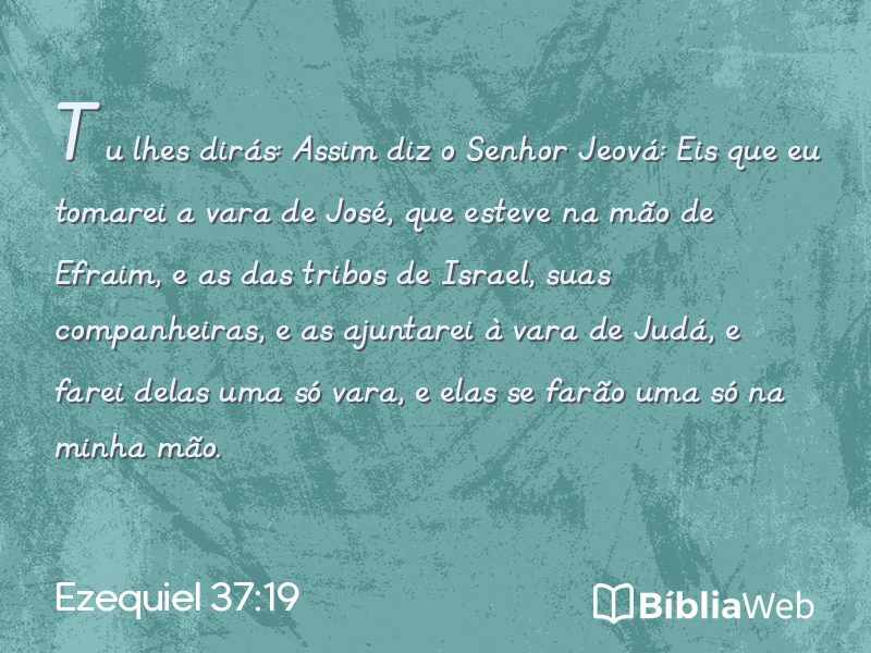 Ezequiel 37:19 em imagem para compartilhar