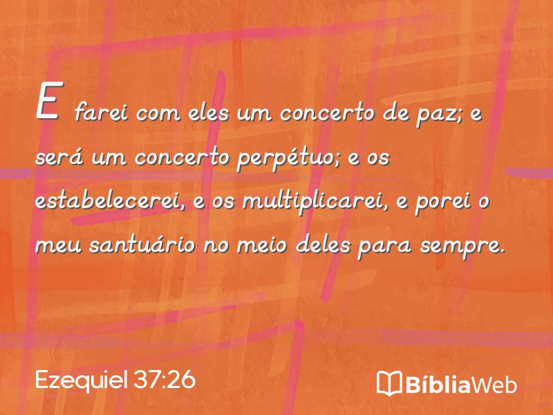Ezequiel 37:26 em imagem para compartilhar