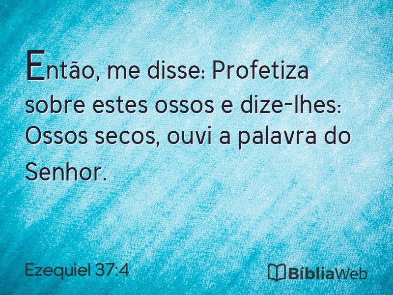 Ezequiel 37:4 em imagem para compartilhar