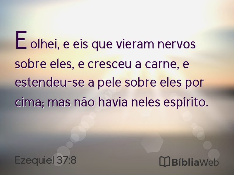 Ezequiel 37:8 em imagem para compartilhar