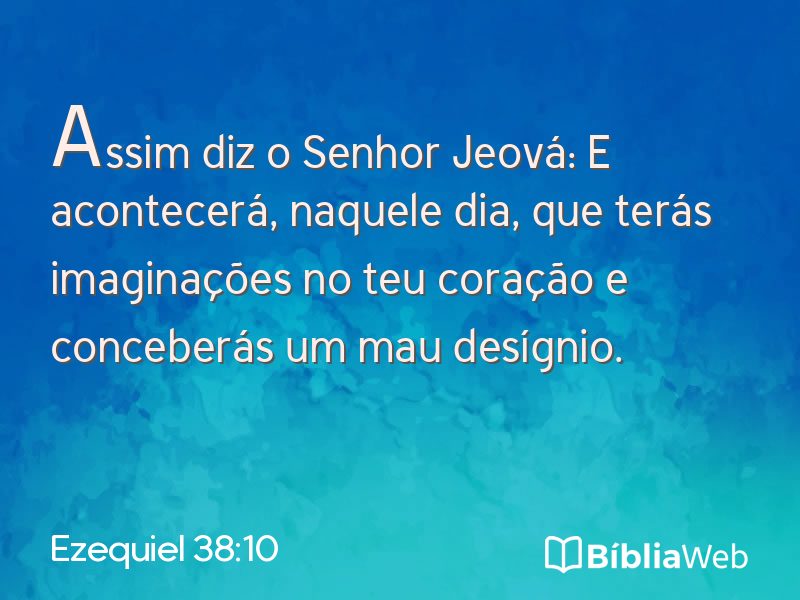 Ezequiel 38:10 em imagem para compartilhar