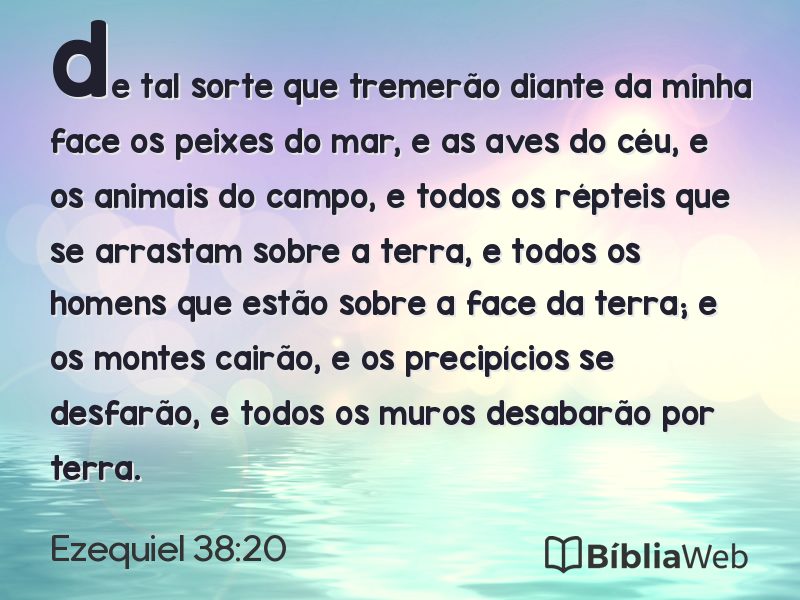Ezequiel 38:20 em imagem para compartilhar