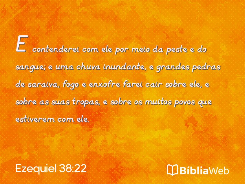 Ezequiel 38:22 em imagem para compartilhar
