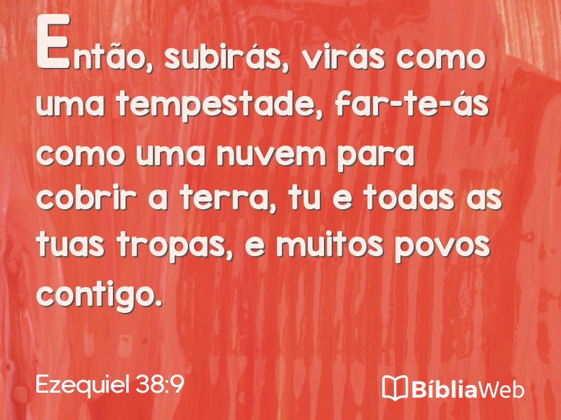 Ezequiel 38:9 em imagem para compartilhar