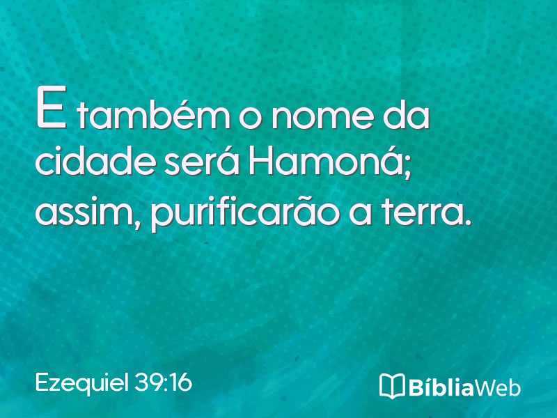 Ezequiel 39:16 em imagem para compartilhar