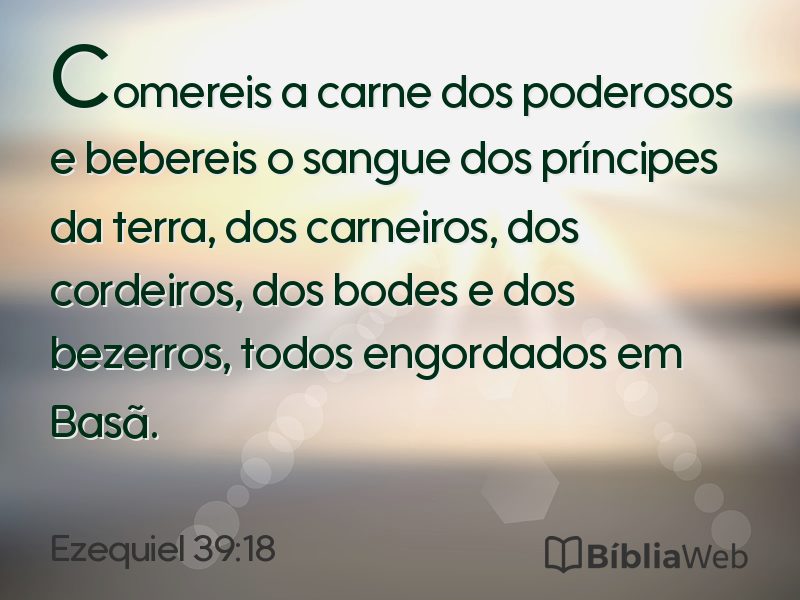 Ezequiel 39:18 em imagem para compartilhar