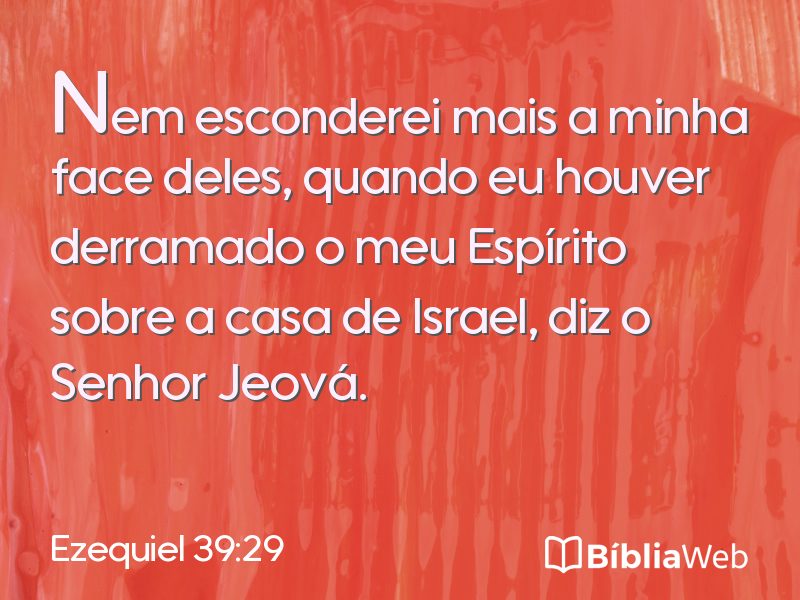 Ezequiel 39:29 em imagem para compartilhar