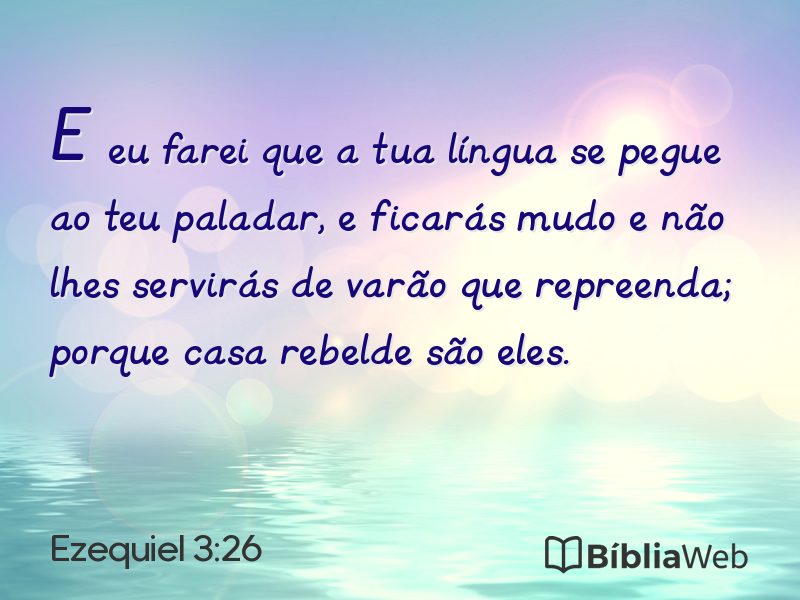 Ezequiel 3:26 em imagem para compartilhar