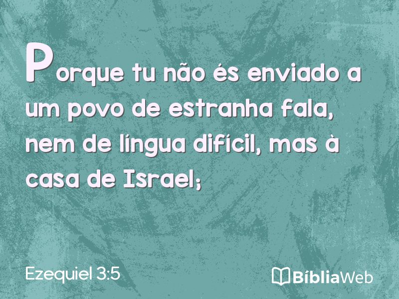 Ezequiel 3:5 em imagem para compartilhar