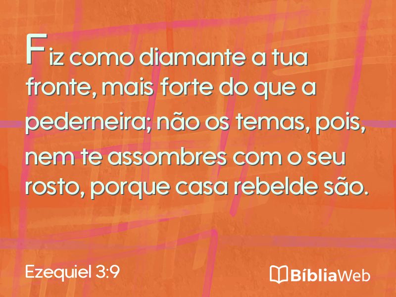 Ezequiel 3:9 em imagem para compartilhar