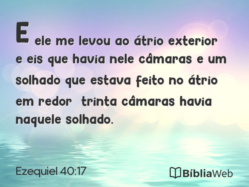 Ezequiel 40:17 em imagem para compartilhar