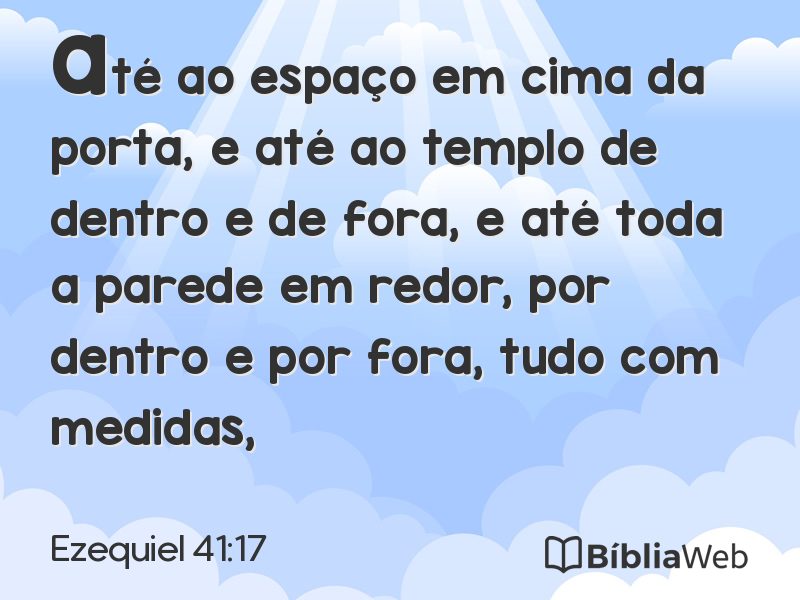 Ezequiel 41:17 em imagem para compartilhar