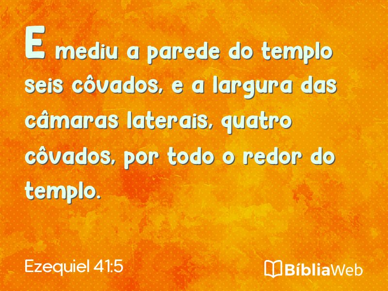 Ezequiel 41:5 em imagem para compartilhar