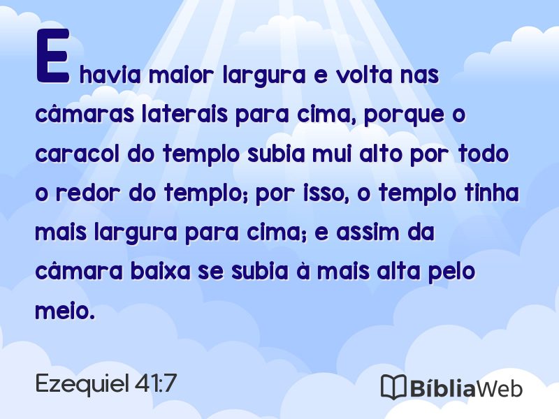 Ezequiel 41:7 em imagem para compartilhar
