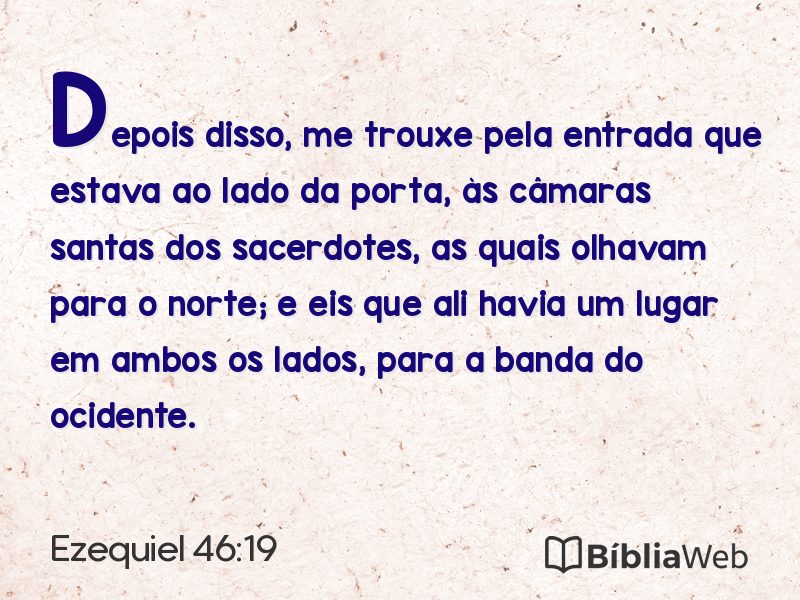Ezequiel 46:19 em imagem para compartilhar