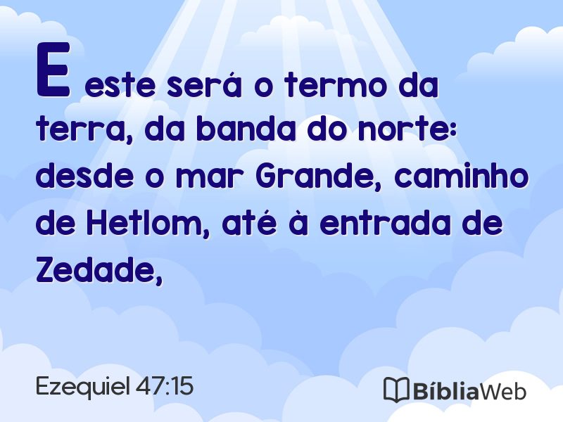Ezequiel 47:15 em imagem para compartilhar