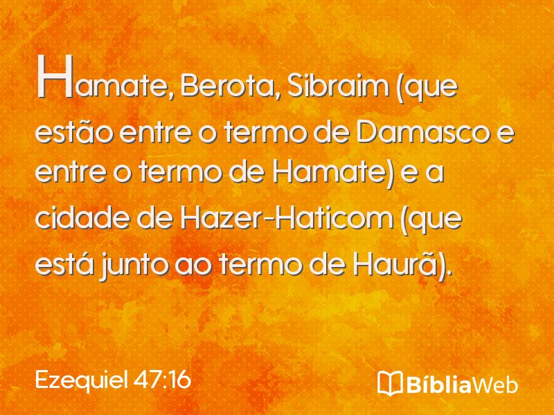 Ezequiel 47:16 em imagem para compartilhar