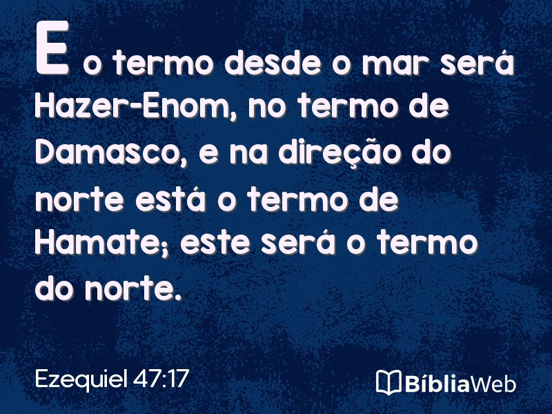 Ezequiel 47:17 em imagem para compartilhar