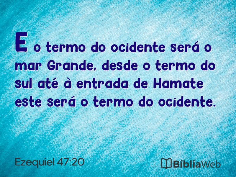 Ezequiel 47:20 em imagem para compartilhar