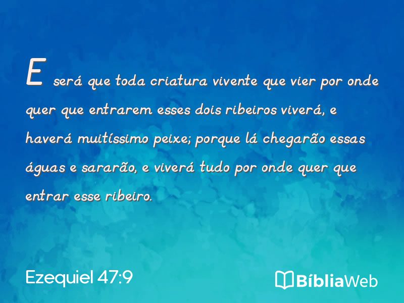 Ezequiel 47:9 em imagem para compartilhar