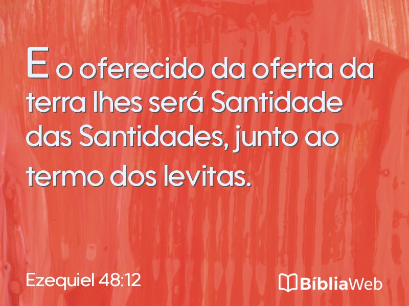 Ezequiel 48:12 em imagem para compartilhar