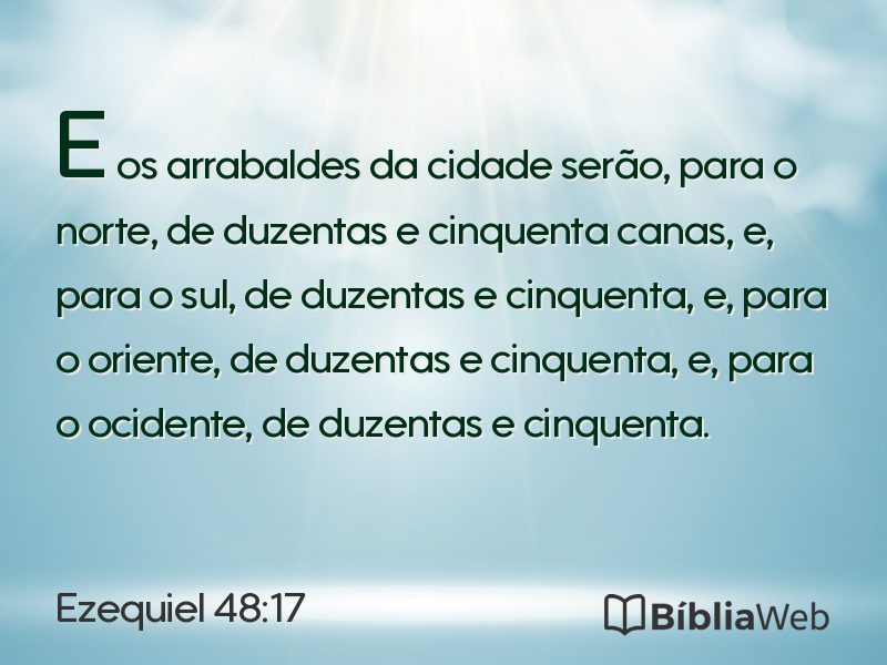 Ezequiel 48:17 em imagem para compartilhar