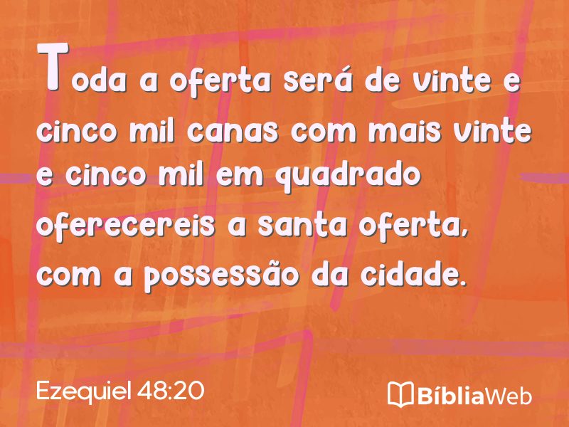 Ezequiel 48:20 em imagem para compartilhar