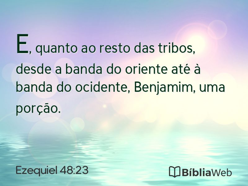 Ezequiel 48:23 em imagem para compartilhar