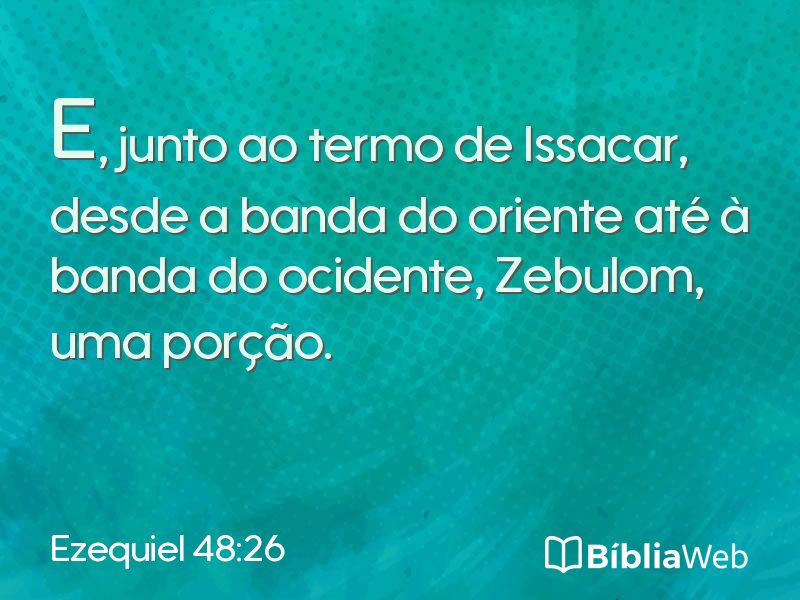 Ezequiel 48:26 em imagem para compartilhar