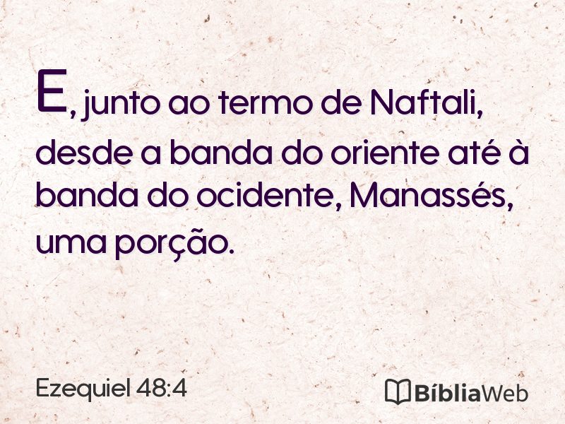 Ezequiel 48:4 em imagem para compartilhar
