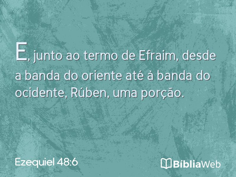 Ezequiel 48:6 em imagem para compartilhar