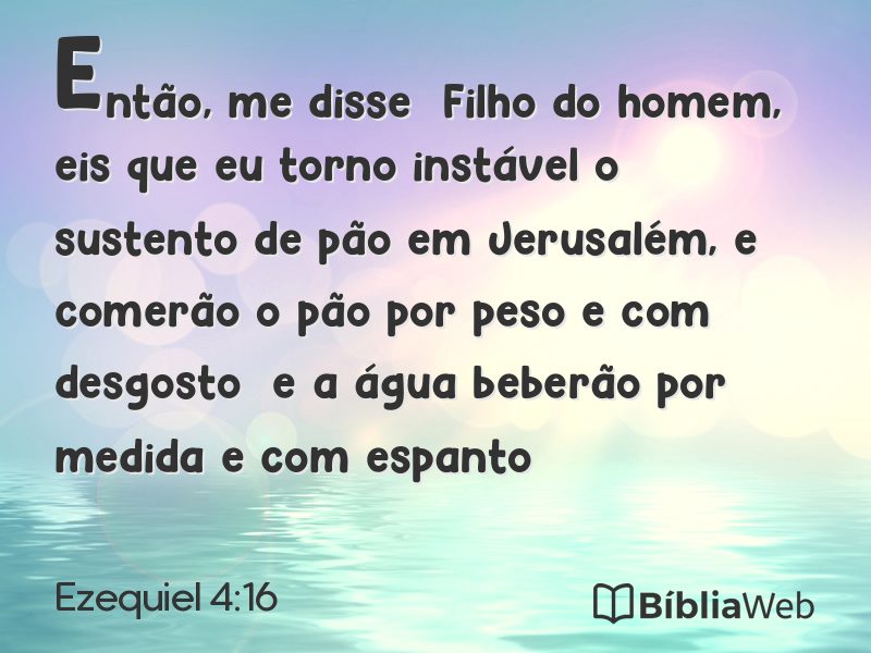 Ezequiel 4:16 em imagem para compartilhar