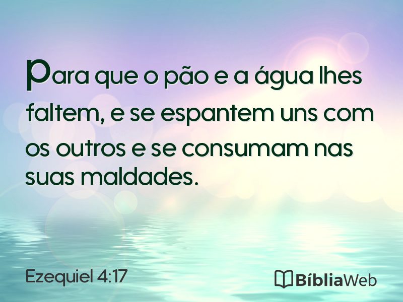 Ezequiel 4:17 em imagem para compartilhar