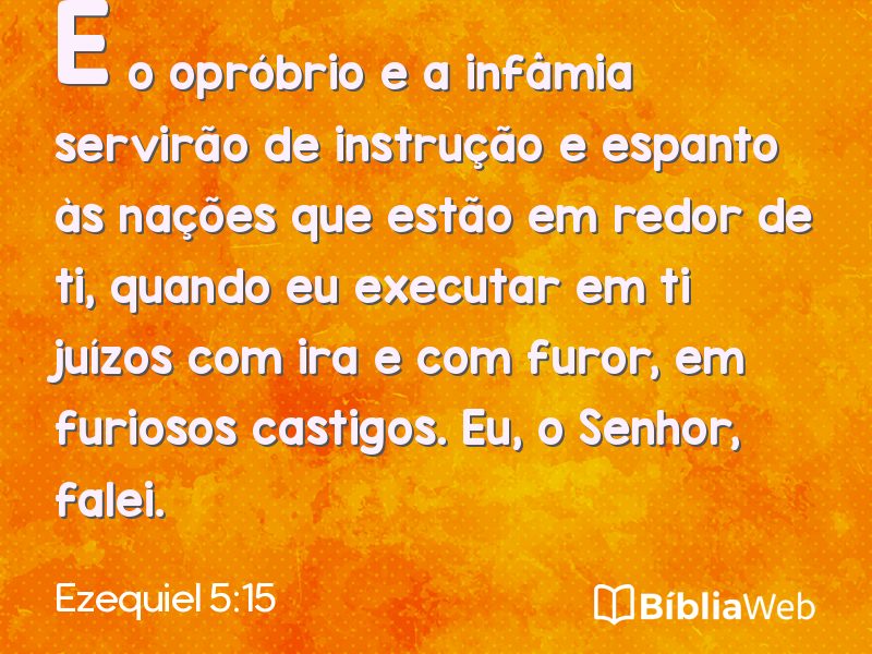 Ezequiel 5:15 em imagem para compartilhar