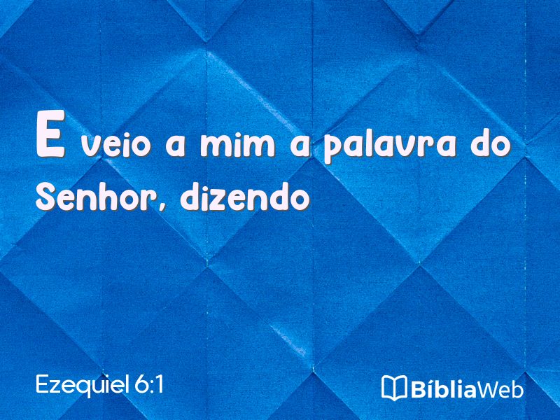 Ezequiel 6:1 em imagem para compartilhar
