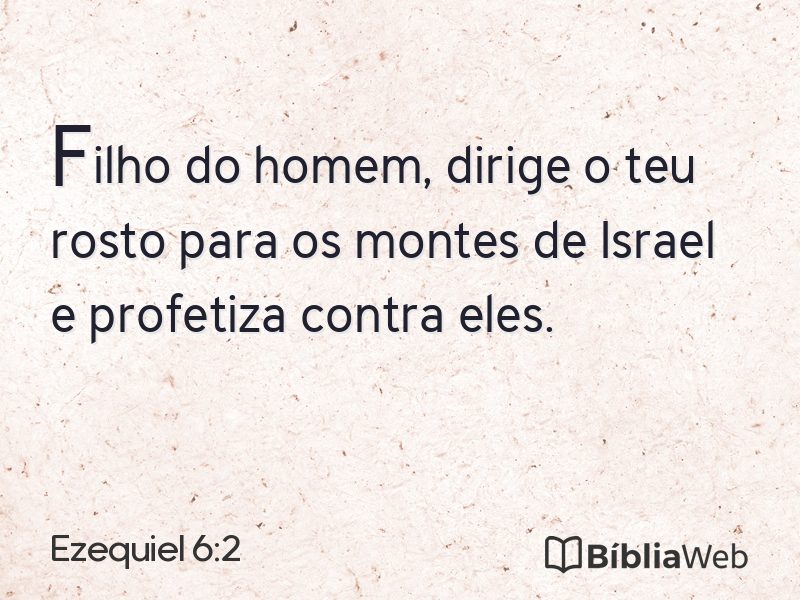 Ezequiel 6:2 em imagem para compartilhar