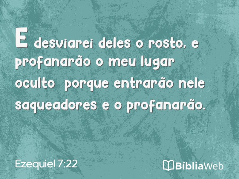 Ezequiel 7:22 em imagem para compartilhar