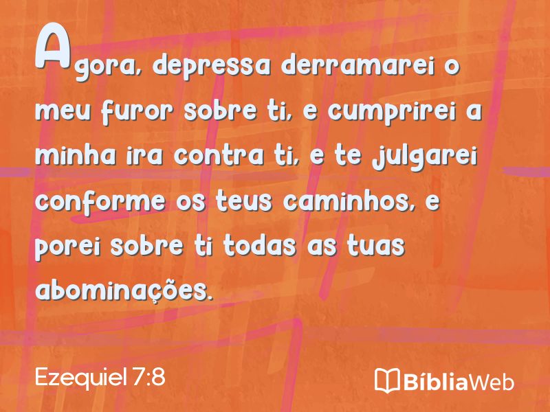 Ezequiel 7:8 em imagem para compartilhar