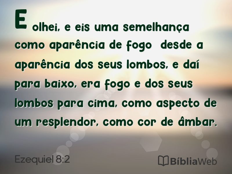 Ezequiel 8:2 em imagem para compartilhar
