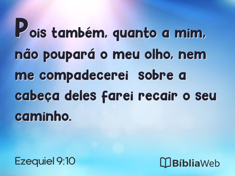 Ezequiel 9:10 em imagem para compartilhar