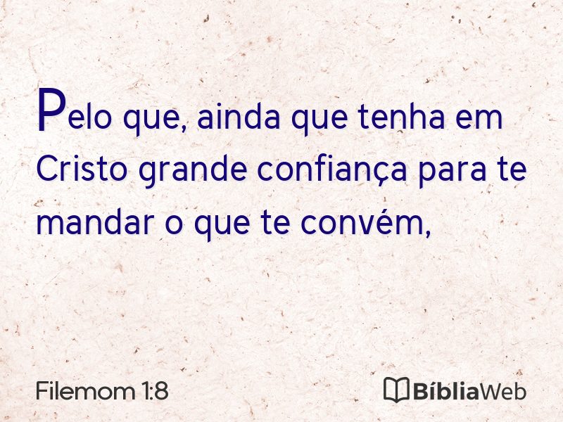 Filemom 1:8 em imagem para compartilhar